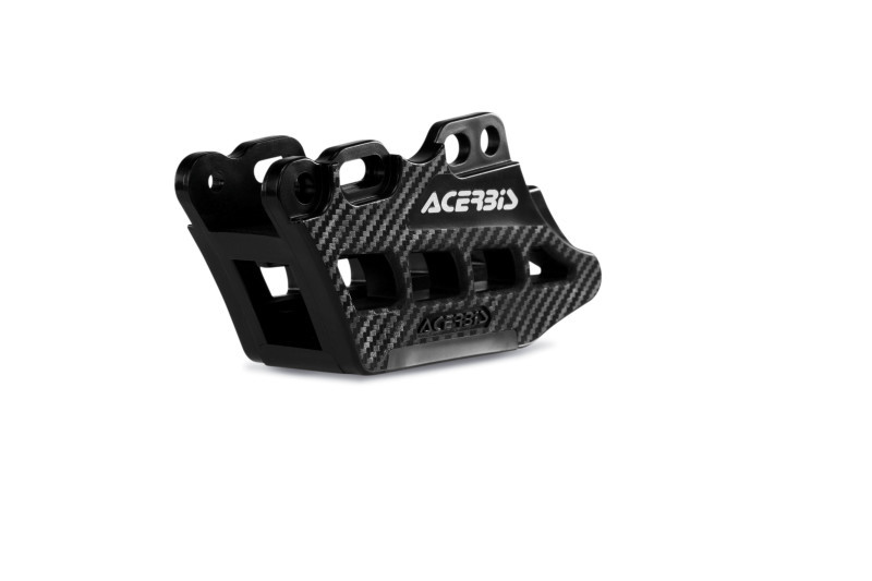 The Acerbis 2.0 Chain Guide Block easily replaces the entire OEM unit and ensures durability and high resistance to shock and wear from the chain. Made of two pieces, allowing to be mounted without removing the chain. In the event of a collision or contact with roost, material won't bend.