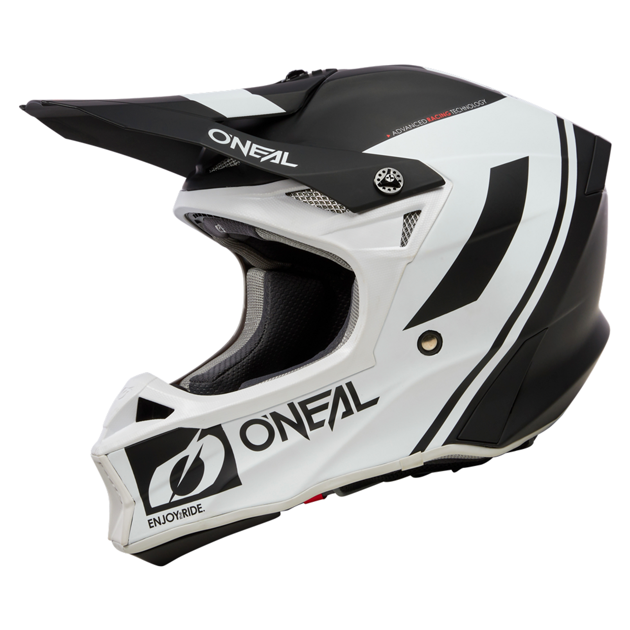 O'NEAL 10 SRS Flow Helmet - Black/ White