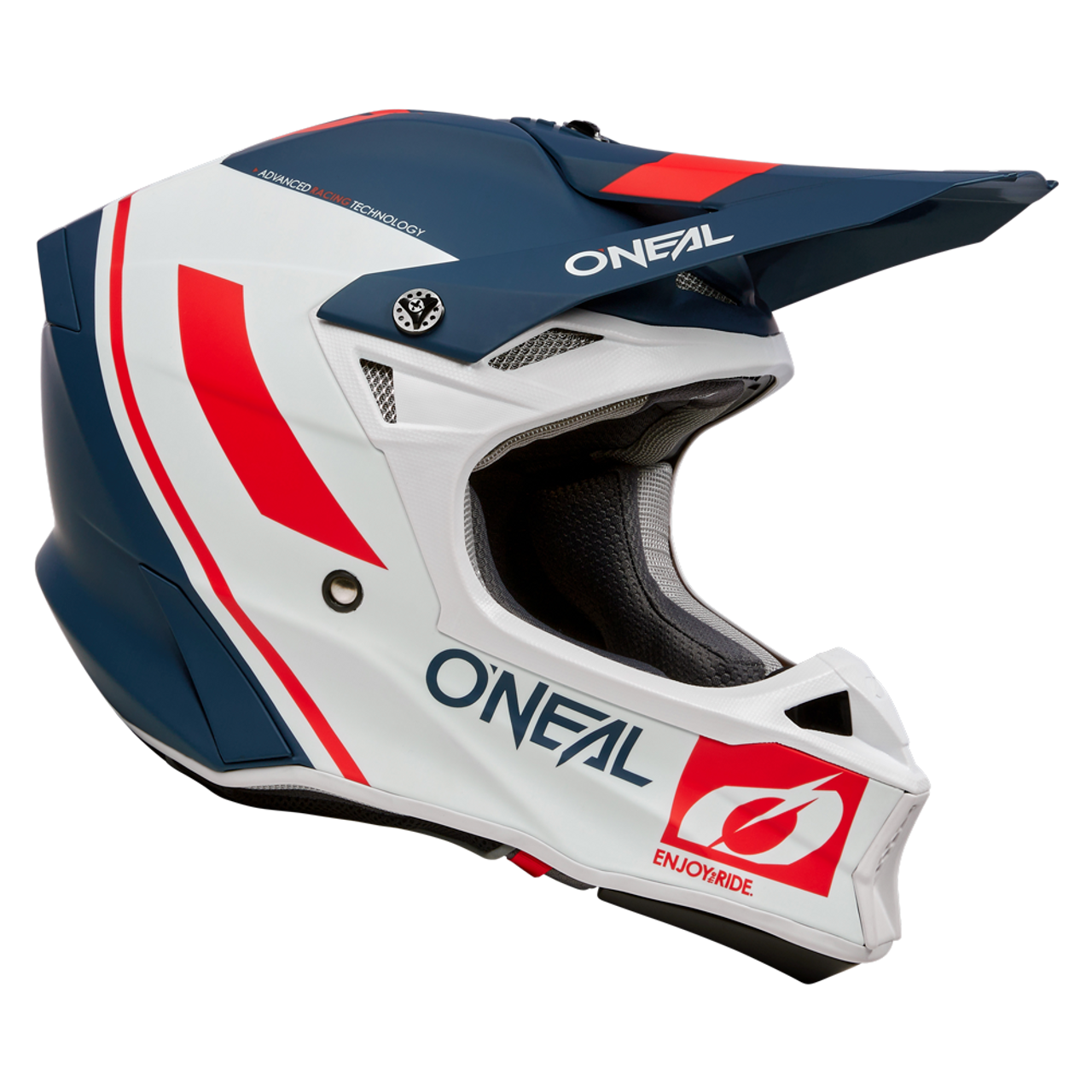 O'NEAL 10 SRS Flow Helmet - Blue/White/Red