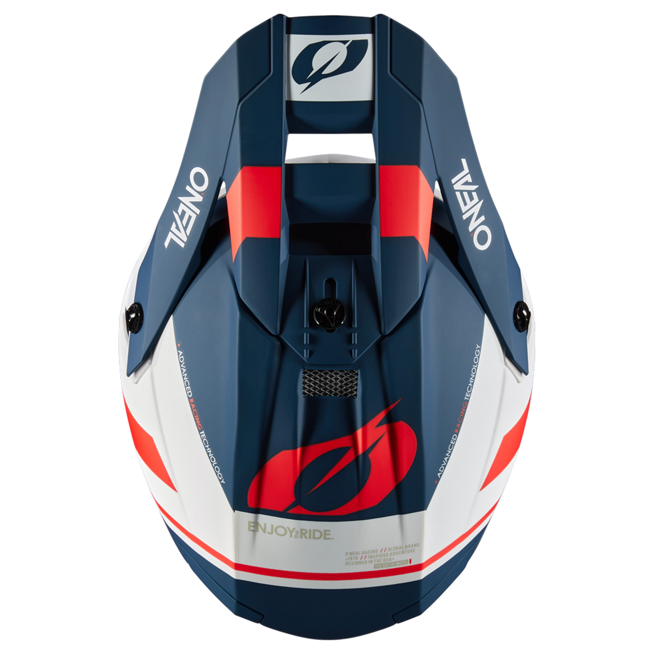 O'NEAL 10 SRS Flow Helmet - Blue/White/Red