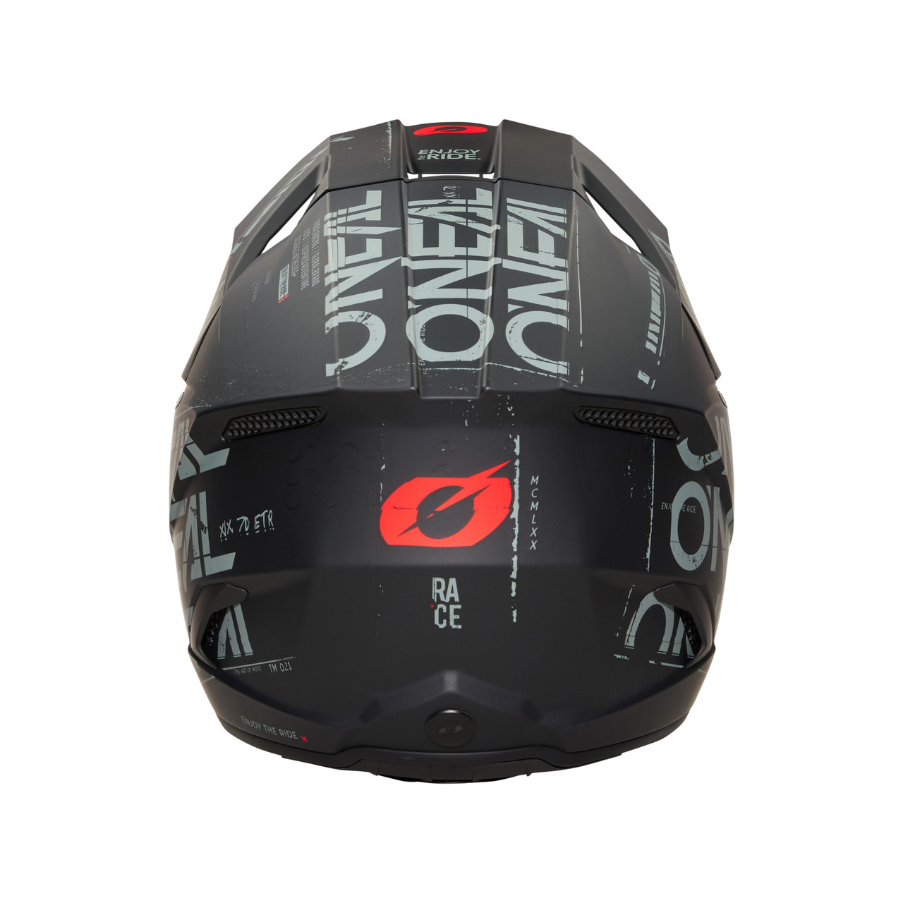 O'NEAL 3 SRS Static Helmet - Black/Grey