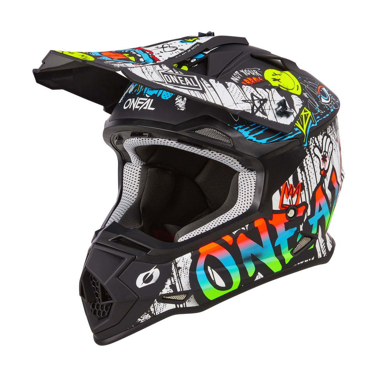 O'NEAL 2 SRS Rancid Helmet - Black/White
