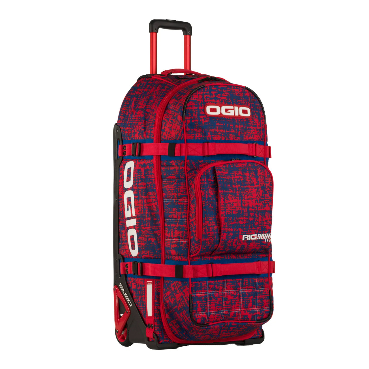 OGIO Rig 9800 Pro CHAOS RED/ BLUE Bag with MX Boot Bag (FREE SHIPPING)