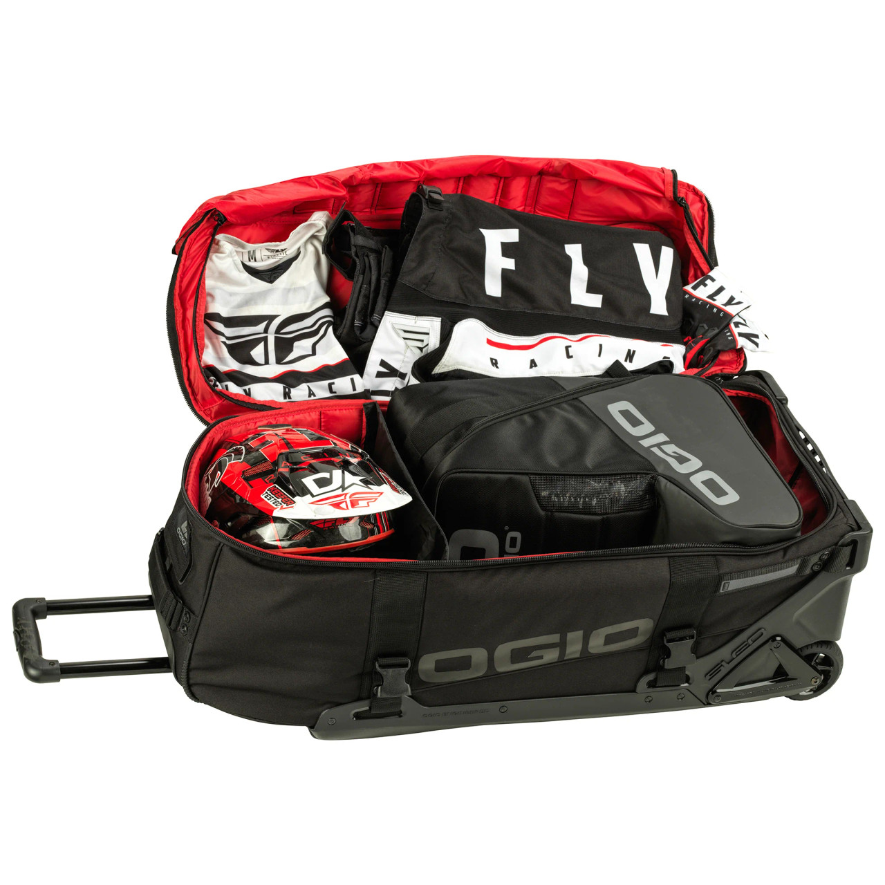 OGIO Rig 9800 Pro CHAOS RED/ BLUE Bag with MX Boot Bag (FREE SHIPPING)