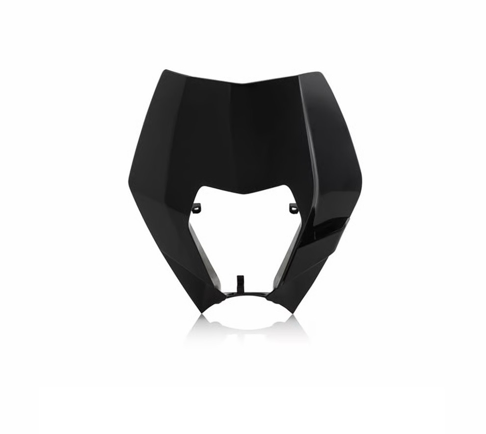 Acerbis 08-13 KTM EXC450/530/ XC-W200-530/ XCF-W250/350 Headlight Mask - Black - 2732060001