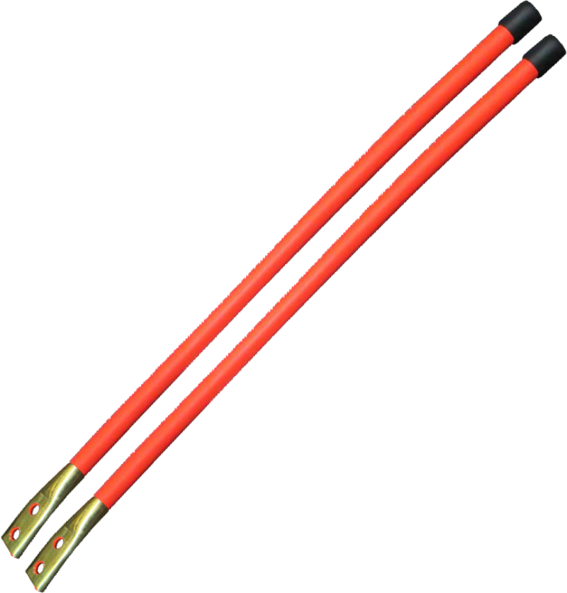 KFI Pro-Poly High Vis Plow Markers - ORANGE. Increase your blade end visibility for added safety.