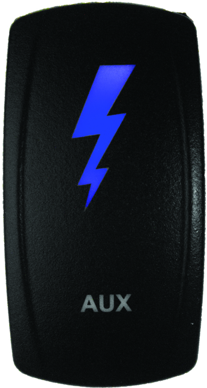 DragonFire Racing Auxiliary Lighted Switch - Blue