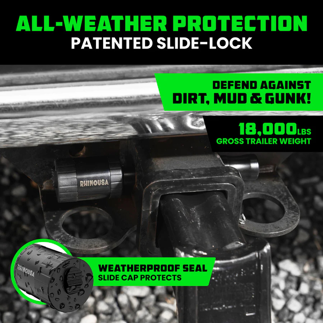 Rhino Locking Trailer Hitch Pin - 2.5"