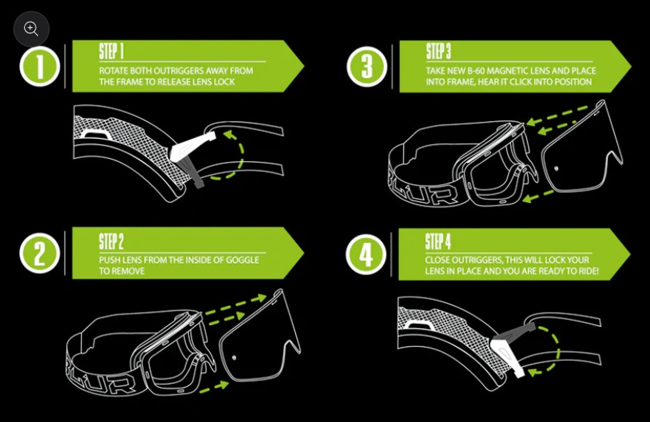 BLUR B-60 Magnetic Goggle - Phoenix