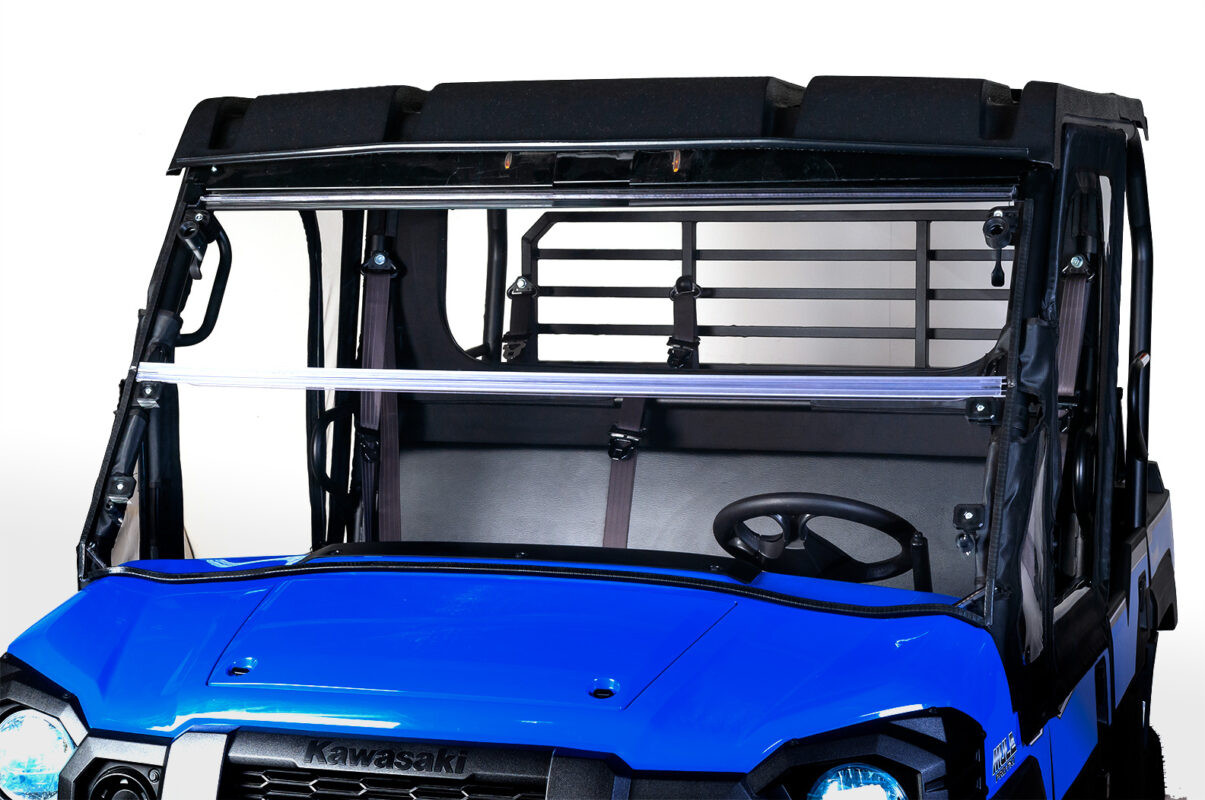 Seizmik 15-23 Kawasaki Mule Windshield Versa-Fold (FREE SHIPPING)