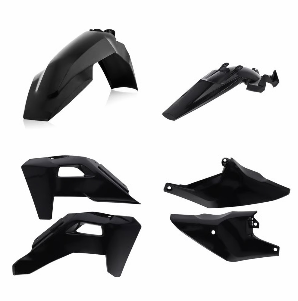 Acerbis 24+ Husqvarna TC85 Plastic Kit - Black - 2987420001