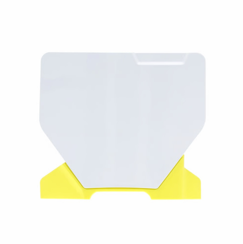 Acerbis 24+ Husqvarna TC85 Front Number Plate - White/Yellow