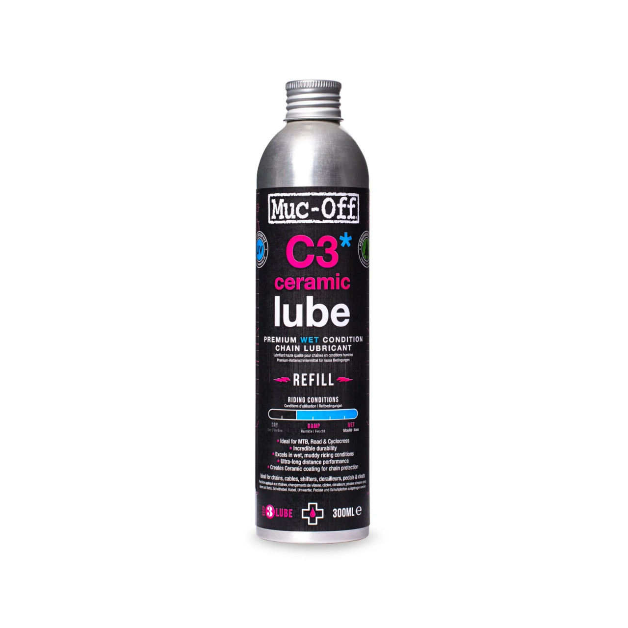 Muc-Off C3 Wet Ceramic Lube - 300 ml