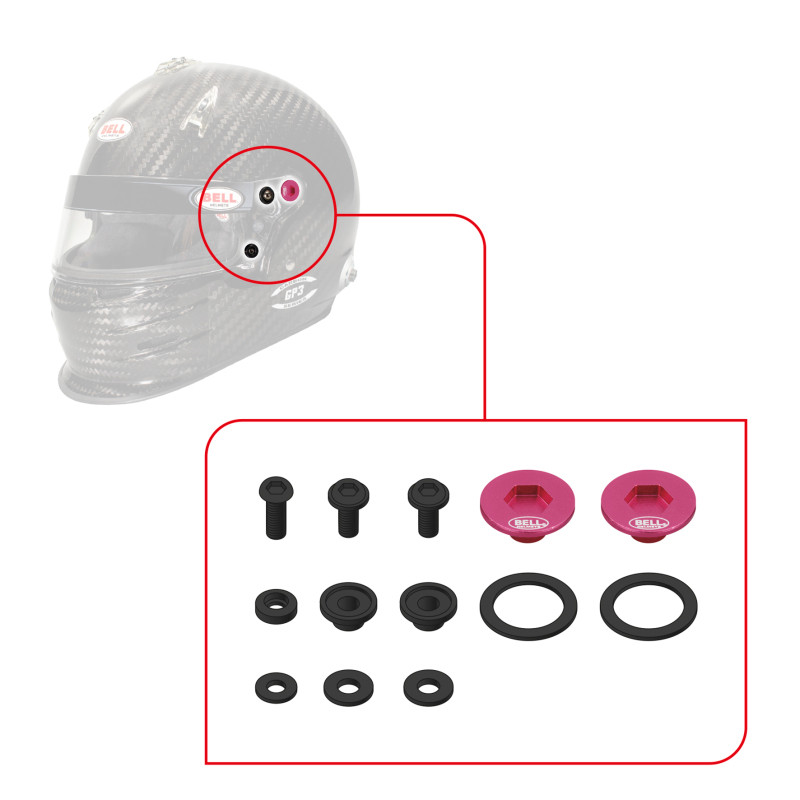 Bell SV (SE03/05) Pivot Kit Pink - 2020008 Photo - Close Up