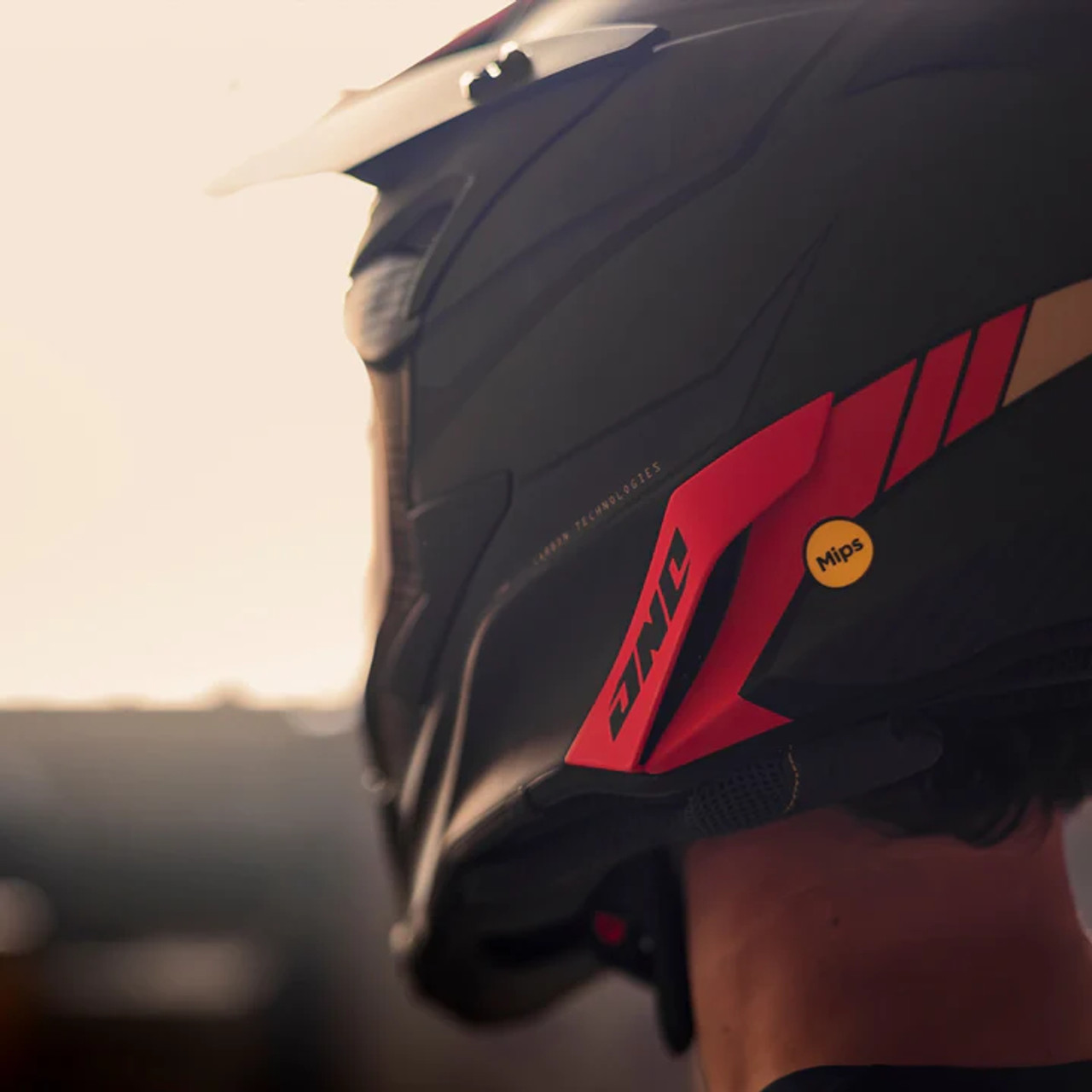 One Industries X-197 Carbon Helmet -Black Oil