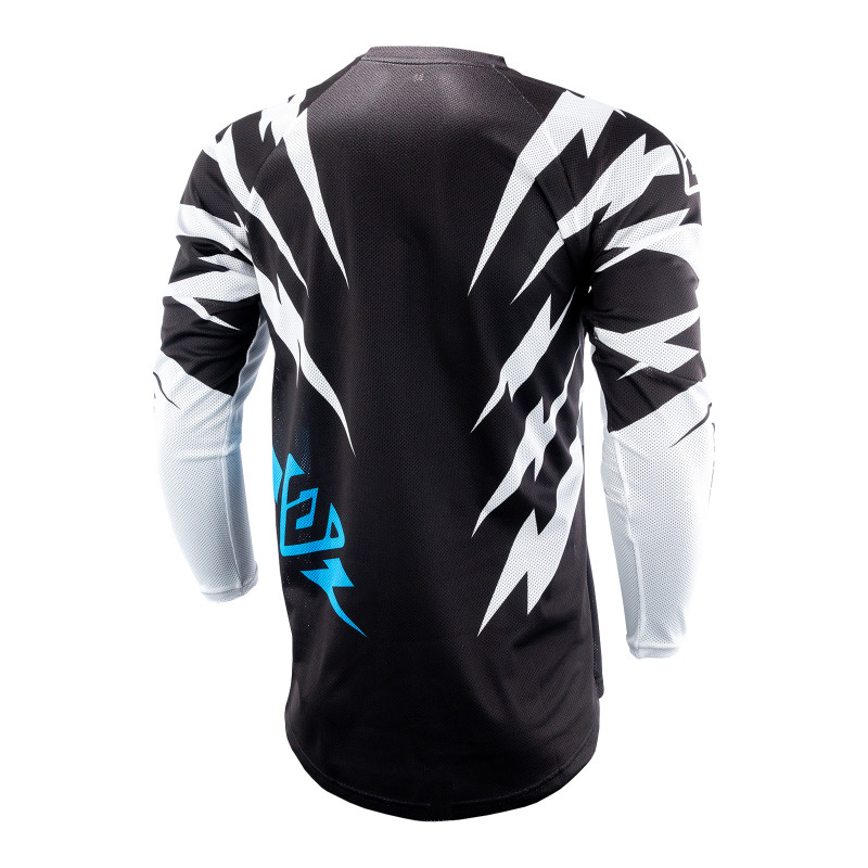 Answer 26 LE Syncron Rizz Vented Jersey Black/White/Cyan Youth - XL - 475220 User 1