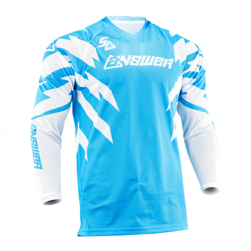 Answer 26 LE Syncron Rizz Vented Jersey Cyan/White/Black Youth - XS - 475221 User 1