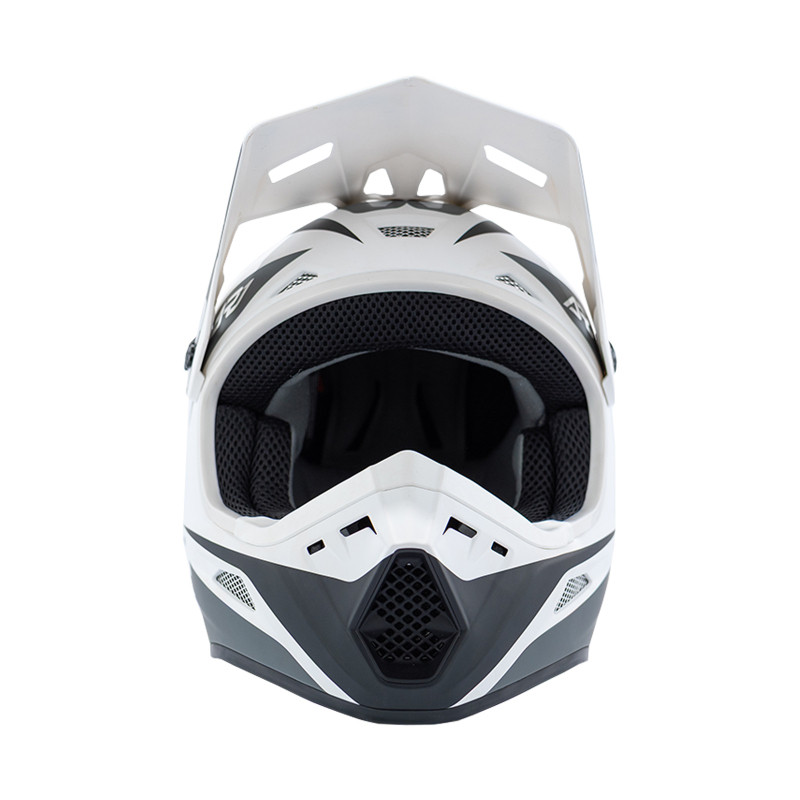 Answer 26 AR1 Mototown Helmet Glossy White/Grey/Black Youth - Medium - 475251 User 1