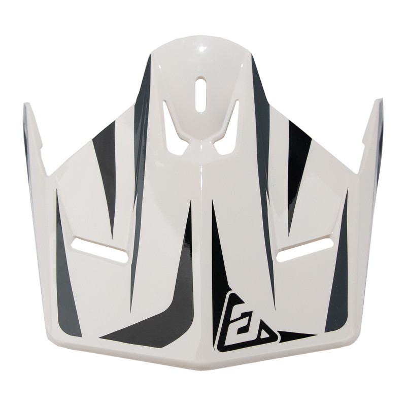 Answer 26 AR1 Mototown Glossy Visor - White/Grey/Black - 475262 User 1