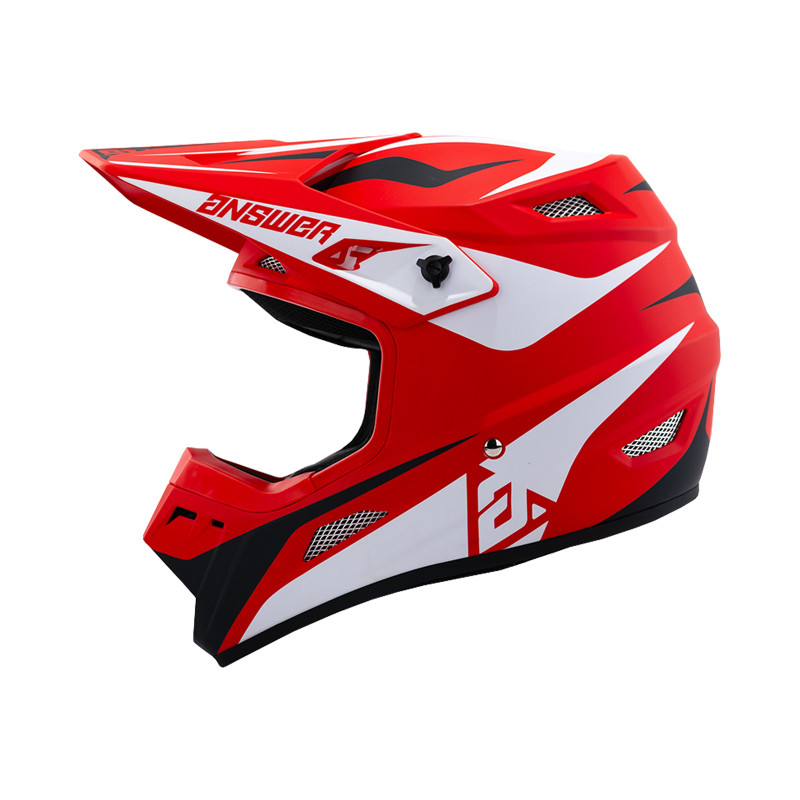Answer 26 AR1 Mototown Helmet Glossy Red/White/Grey/Black - Medium - 475274 User 1