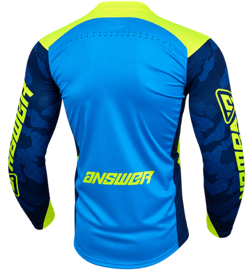 Answer  Elite Camo Jersey Cyan/Hyper Acid/Black - XS - 550565 User 1