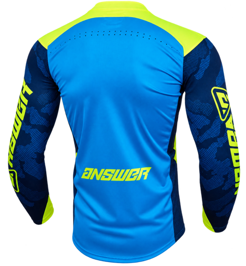 Answer  Elite Camo Jersey Cyan/Hyper Acid/Black Youth - XL - 550636 User 1