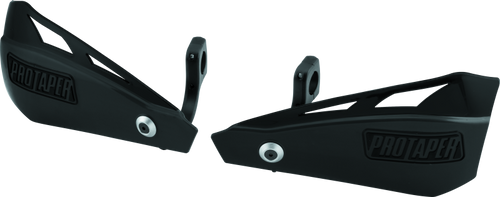 ProTaper Brush Guard kit of injection-molded, high-impact plastic with forged aluminum shield mount hardware.