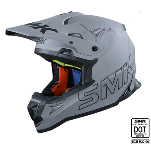 SMK Allterra S01 Solid Helmet - MA600 (Nardo Grey)