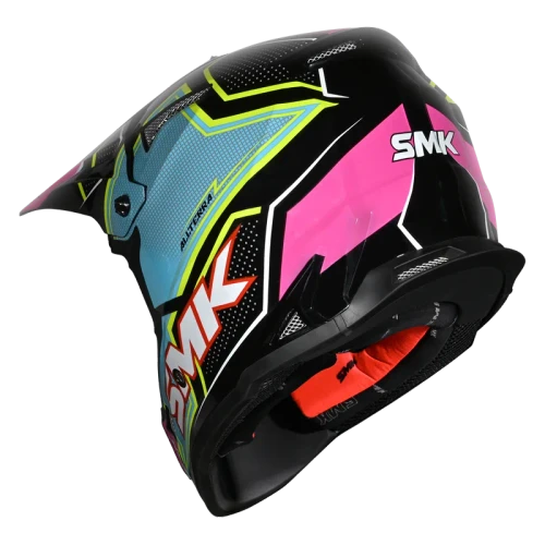 SMK Allterra S01 Maverix Helmet - GL259 (Pink/Blue)