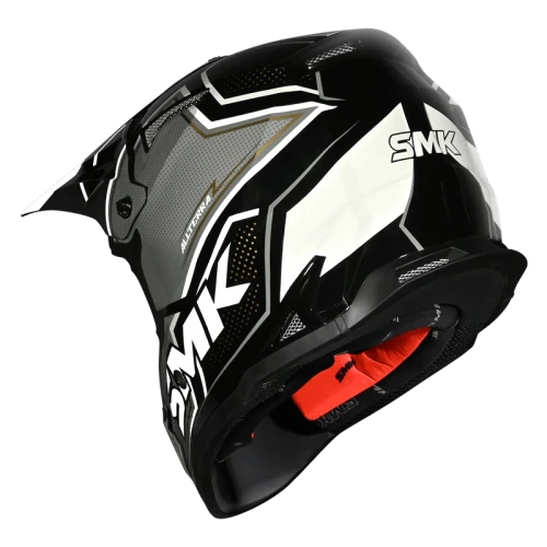SMK Allterra S01 Maverix Helmet - GL261 (White/Black)