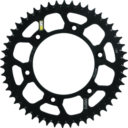 ProTaper Race Spec (RS) Rear Sprockets feature our revolutionary Angled Mud Groove. This exclusive design creates a self-cleaning effect during operation, shedding away mud that would otherwise lead to horsepower loss and sprocket wear.