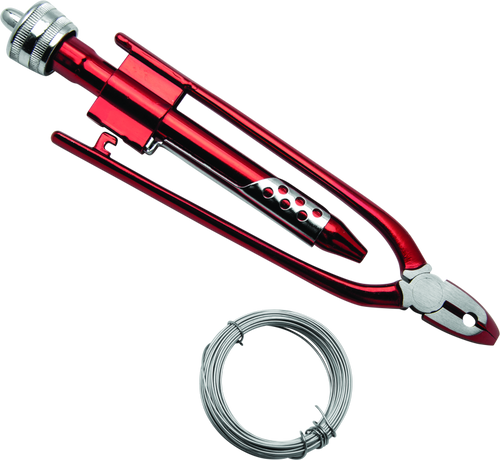 BikeMaster Forged-steel pliers, shot-peened and ground clamping surfaces, these pliers feature a heavy-duty spring and chromed retainer slide.