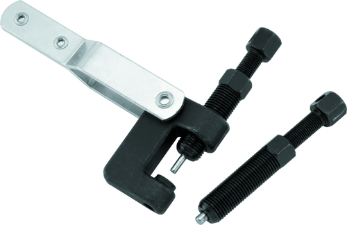 BikeMaster Chain Breaker Tool (for 420 through 630 Chains)
With a folding handle that gives it a compact design, the Chain Breaker 420-630 lets you cut your own chain for the perfect length.