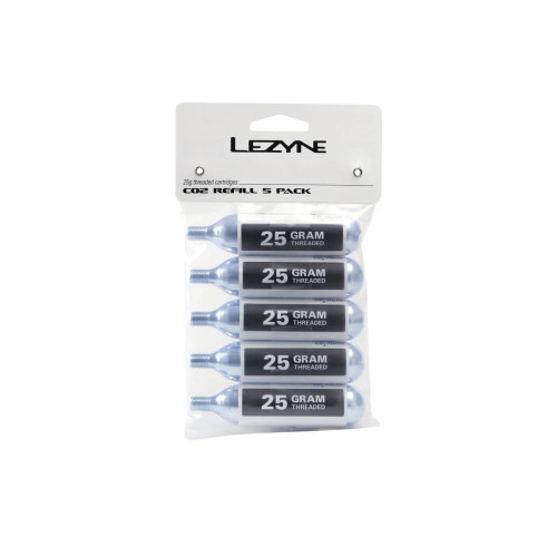 Lezyne 25G Co2 Refill 5 Pack