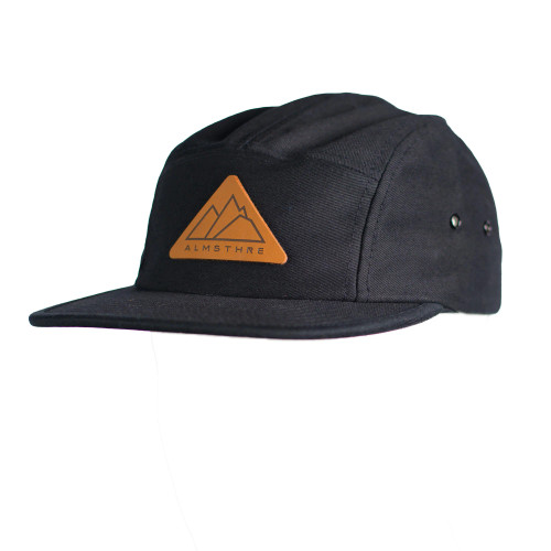 Almsthre 5 Panel Hat - Black