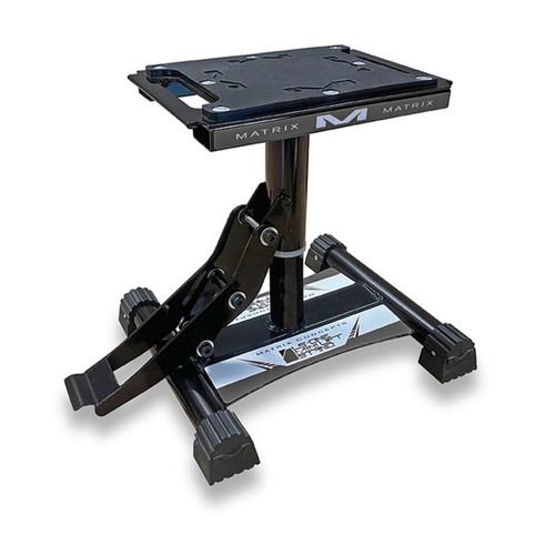 This is the Matrix Concepts mini stand (Easy-Lift) stand for the 65cc to 85cc mini rider from the everyday rider to the racer.