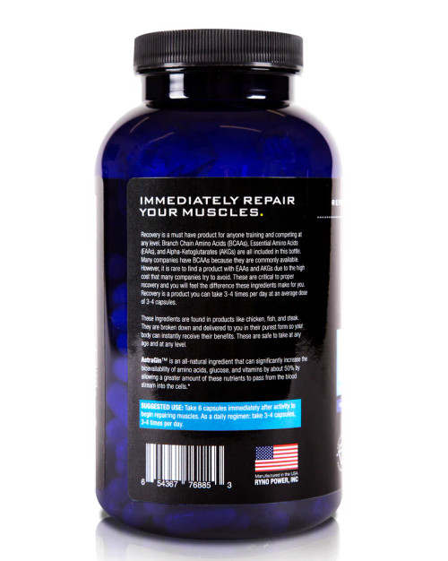 Ryno Power Recovery Capsules - 200 capsules