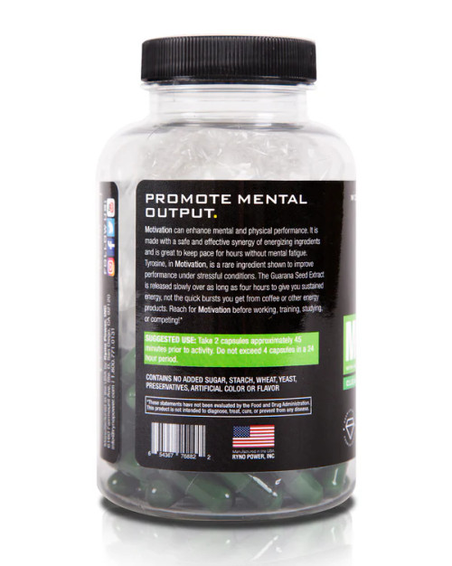 Ryno Power Motivation Capsules - 30 Servings