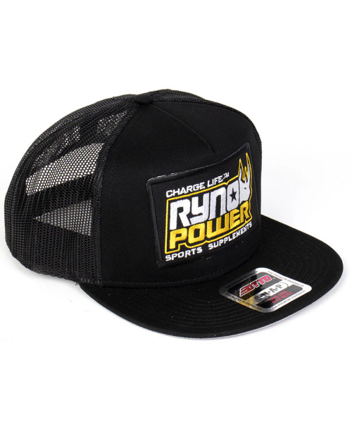 Ryno Power Black Mesh Snapback Hat