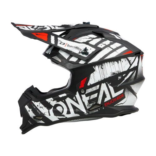O'NEAL 2 SRS Youth Glitch Helmet - Black/Neon