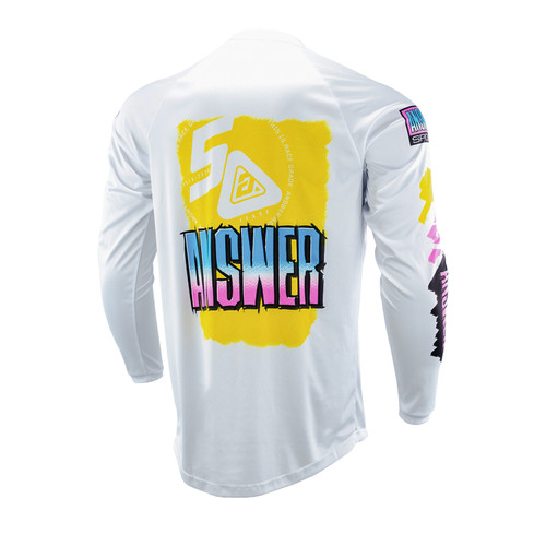 Answer 26 LE Syncron Artifacts Jersey 50 Years Neon Yellow/White/Blue Youth - Medium - 475137 User 1