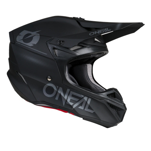 O'NEAL 5 SRS Youth Blackout Helmet - Black/Grey
