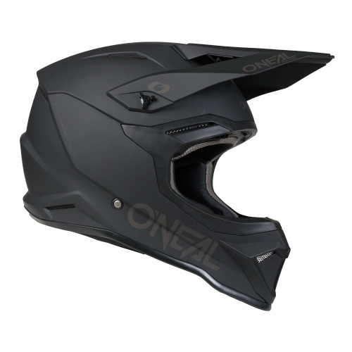 O'NEAL 4 SRS Solid Helmet - Black/Gray