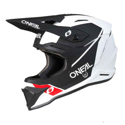 O'NEAL 4 SRS Race Helmet - White/Black