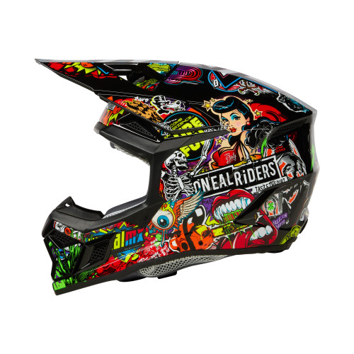 O'NEAL 3 SRS Crank Helmet - Multi Color