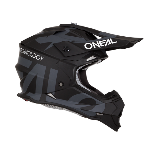 O'NEAL 2 SRS Slick Helmet - Black/Grey