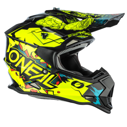 O'NEAL 2 SRS Youth Villain Helmet - Neon/Yellow