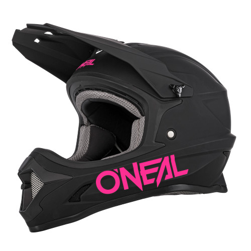 O'NEAL 1 SRS Youth Rex Helmet - Black/Pink