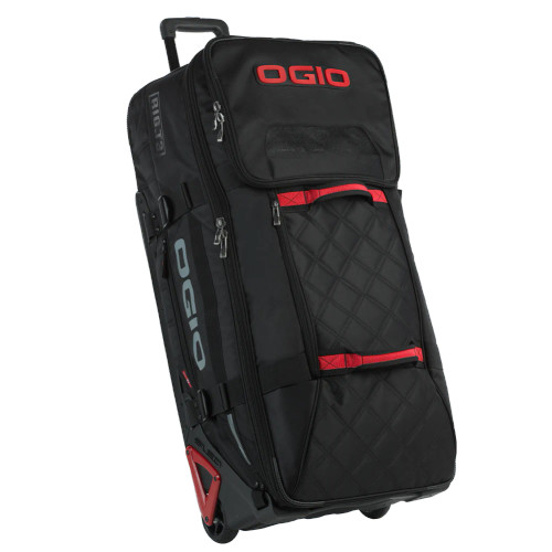 The OGIO Rig T3 gear bag is a colossal set of three bags in one with a massive 145 liter gear bag housing a separate helmet bag and a separate bag for your boots.