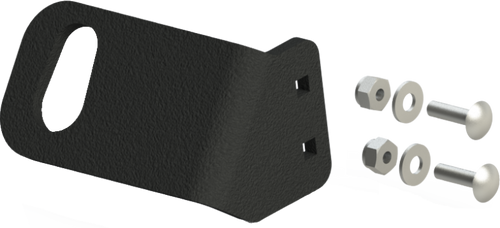 KFI TigerTail Hook Bracket Kit. Shot blasted and powder coated black for durability and longevity.